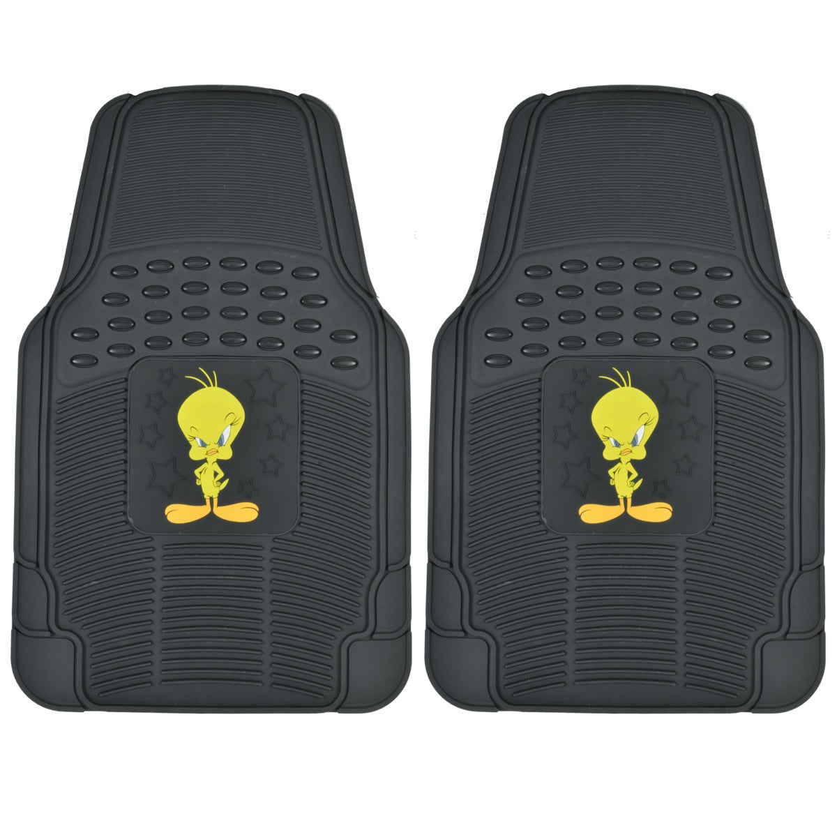 BDK Armored Super Hero Car Floor Matts - Offiziell lizenzierte DC Comics - All Weather Heavy Duty Auto Interieur Liners für Auto Truck Van SUV (Mehrere Stile)