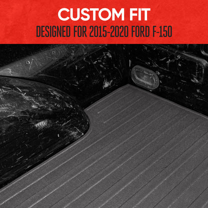 MotorTrend 3D Custom Fit Trunk / Cargo Mat für Ford F-150 CrewCab (2015 - 2021) (5,5 'Bett)