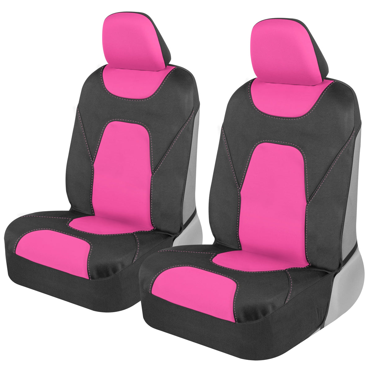 MotorTrend 2-Pack AquaShield Wasserdicht Zwei-Tone Neopren-Vordersitzabdeckungen