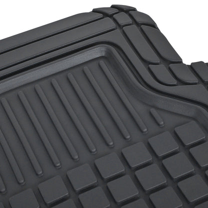 MotorTrend 4-Piece FlexTough Deep Dish Hybrid Groove Vorderbodenmatten und Hinterbodenmatten - Heavy Duty, All Weather, Trimmen Sie, um zu passen
