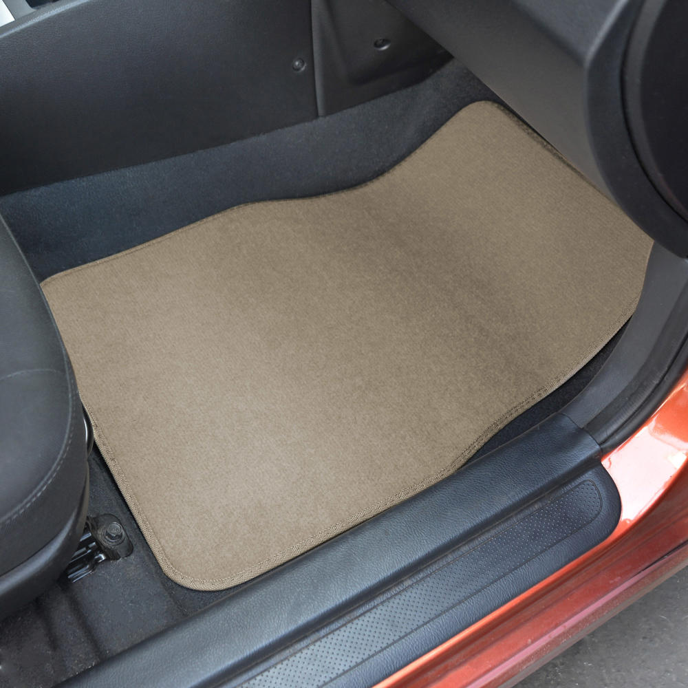 MotorTrend 4-Piece FatRug Premium Teppich Vorderbodenmatten und Hinterbodenmatten mit Fersenpolsterung