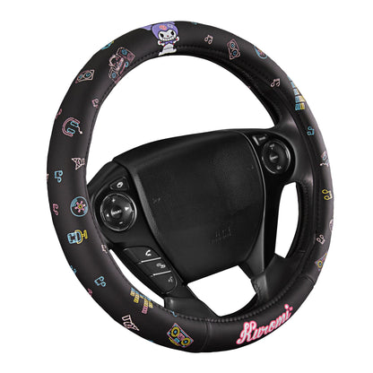 Carbella Sanrio Kuromi Neon Party Lenkrad Abdeckung (Fits 14.5' - 15.5')