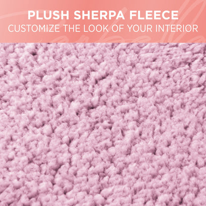 Carbella 2-Pack Plüsch Sherpa Fleece Vordersitzbezüge