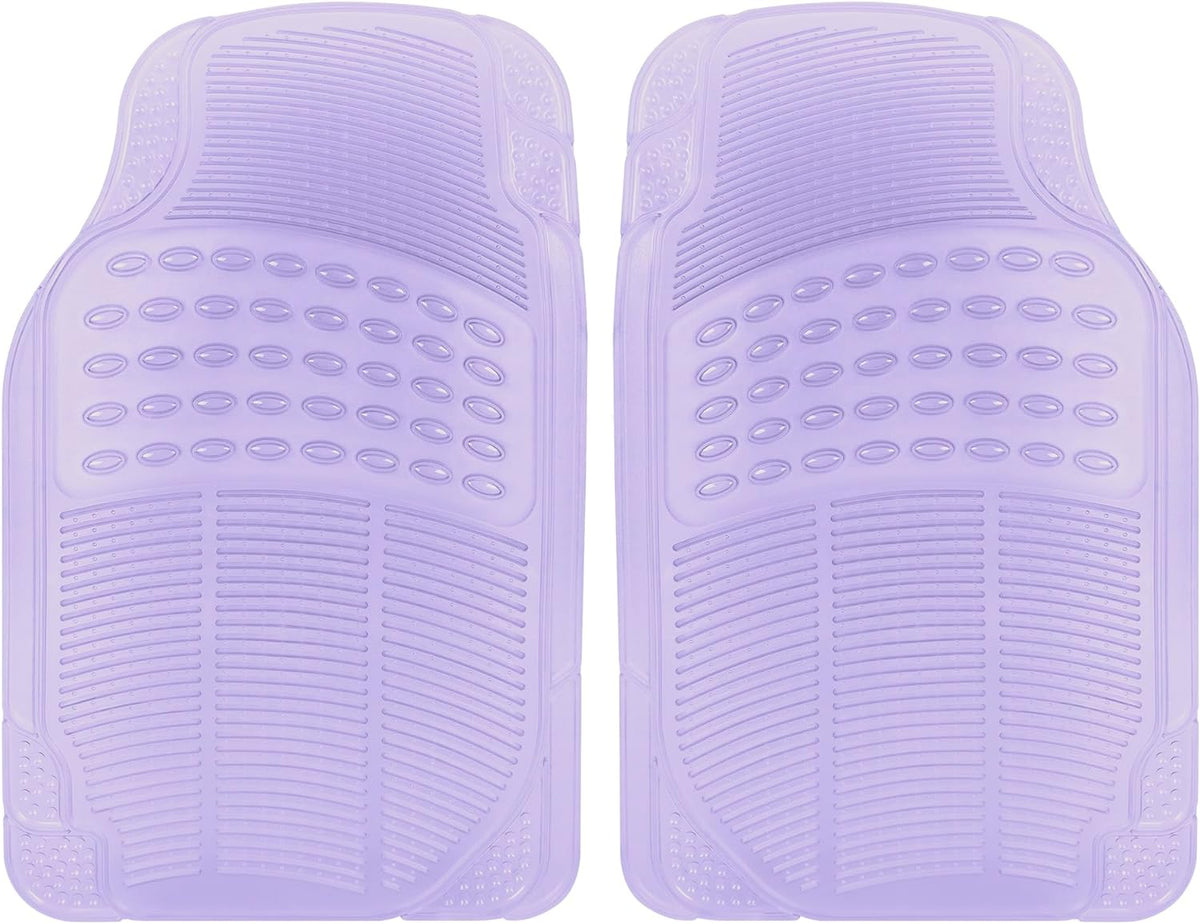 Carbella 2-Piece Cushioned Grip Pad Vorderbodenmatten - Heavy Duty, All Weather, Trim to Fit