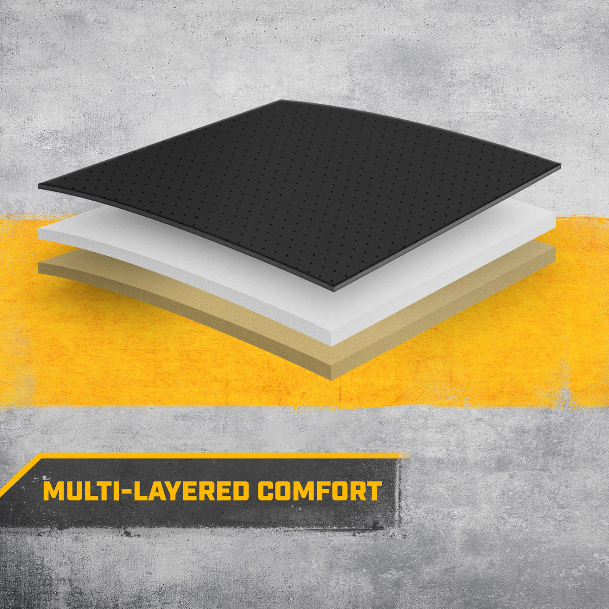CAT® Edge Deluxe Car Seat Covers für Vordersitze - Premium Zwei-Tone Faux Ledersitz Abdeckungen für Autos mit Universal Fit, Robuste Autositz Abdeckungen für LKW, Innensitz Abdeckungen für SUV