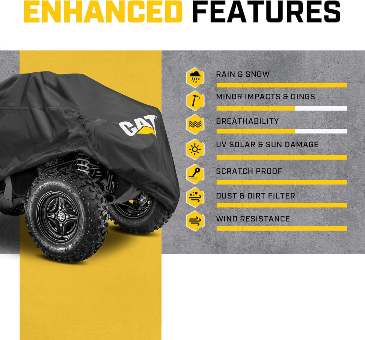 CAT MudShield Outdoor Ultimate Protection Fahrzeugabdeckung für ATVs