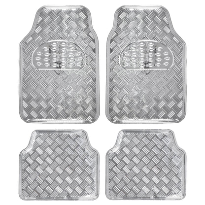 BDK 4-Piece Translucent Centered Cushioned Grip Pad Vorderbodenmatten und Hinterbodenmatten - Heavy Duty, All Weather