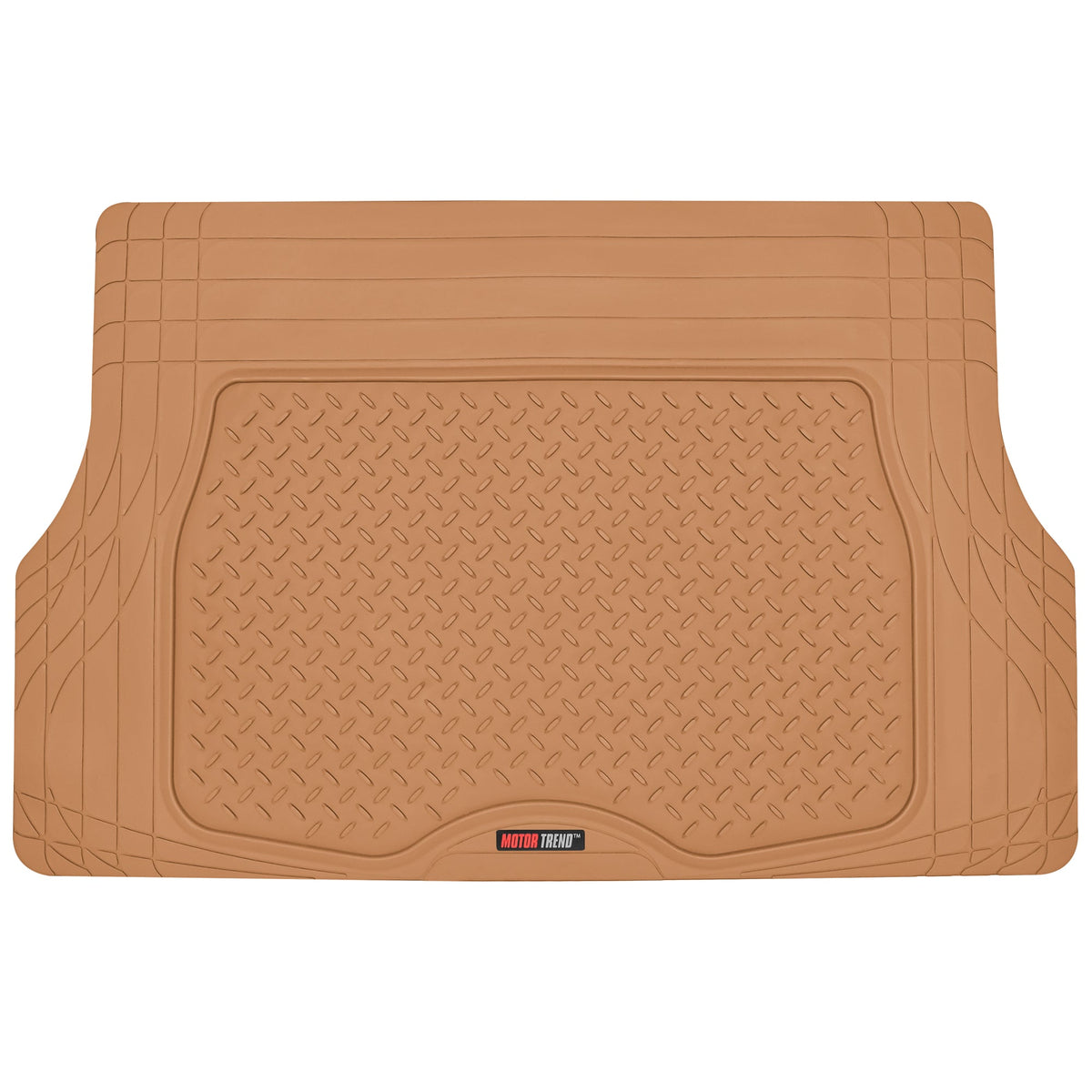 MotorTrend 4-Stück FlexTough Deep Dish Vorderbodenmatten, Hinterbodenmatte und Trunk / Cargo Mat - Heavy Duty, All Weather, Trim to Fit