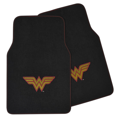 Warner Bros DC Comics Wonder Woman Logo Vorderbodenmatten und hintere Bodenmatten