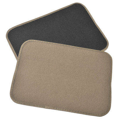 MotorTrend 4-Piece Premium Inter-Lock Backing Teppich Vorderbodenmatten und Hinterbodenmatten