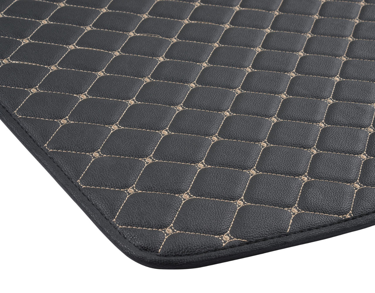 BDK Custom Fit Diamond Stitch Ledertröpfchen / Cargo Liner Mat für Ford Escape (2013 - 2016)