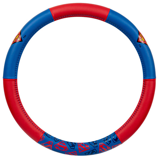 Warner Bros DC Comics Superman Logo Lenkrad Cover (Fits 14.5' - 15.5')
