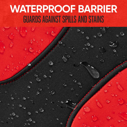 MotorTrend 2-Pack AquaShield Wasserdicht Zwei-Tone Neopren-Vordersitzabdeckungen