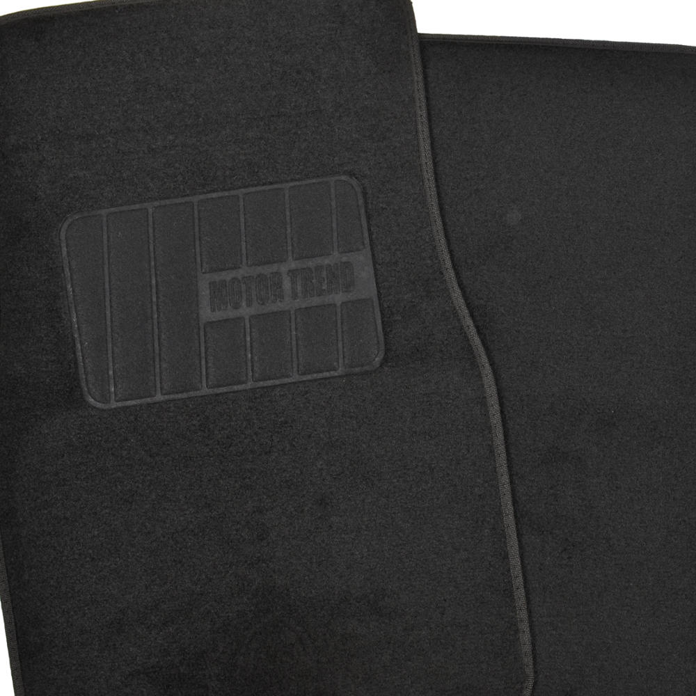 MotorTrend 4-Piece FatRug Premium Teppich Vorderbodenmatten und Hinterbodenmatten mit Fersenpolsterung