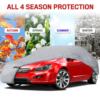 MotorTrend 4-Serie Premium Poly Lined Fahrzeugabdeckung für Autos, SUVs, LKW, Vans