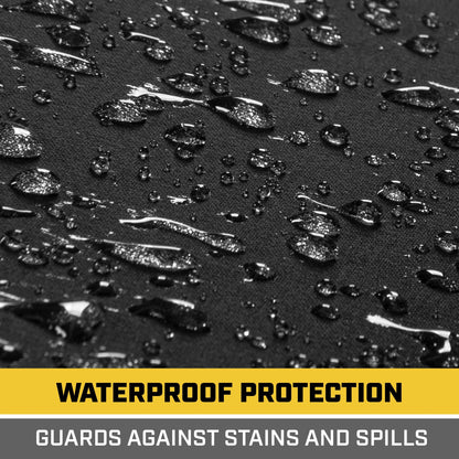 Cat® Wasserdichte Autositzbezüge für Vordersitze, 2 Packung mit schwarzer Ausstattung - Langlebige Neopren-Sitzbezüge für Autos, passend zu 95% des SUV für Pkw-LKWs, idealer Sitzschutz für Ledersitze