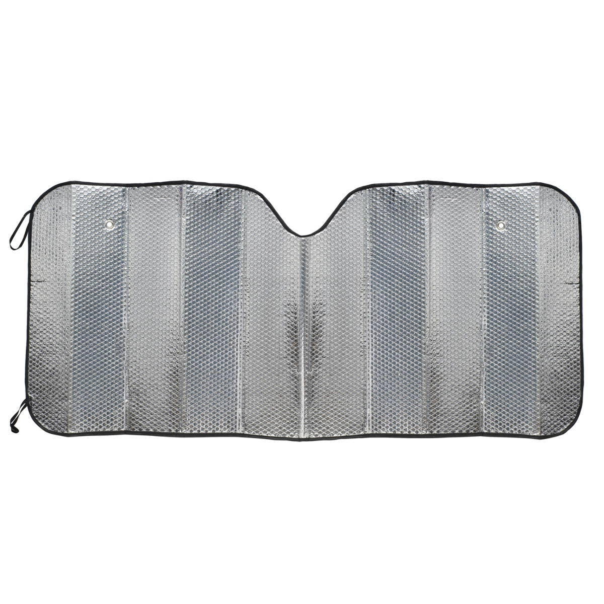 BDK Chrome Reflective Front Windschutzscheibe Sonnenschirm Standard (58' x 24')