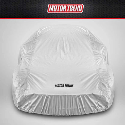 MotorTrend Single Poly All Weather Wasserdichte Fahrzeugabdeckung für Autos, SUVs, LKWs, Vans