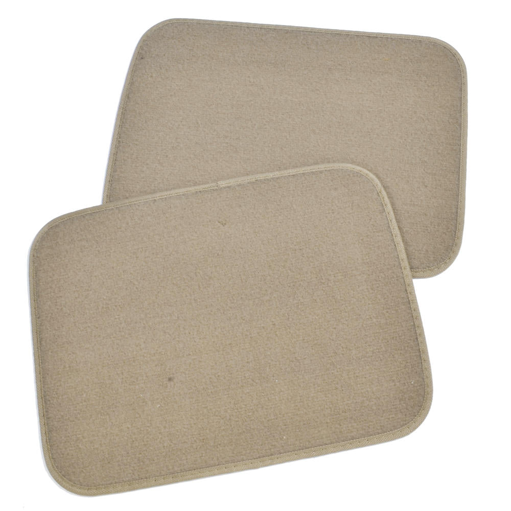 MotorTrend 4-Piece FatRug Premium Teppich Vorderbodenmatten und Hinterbodenmatten mit Fersenpolsterung