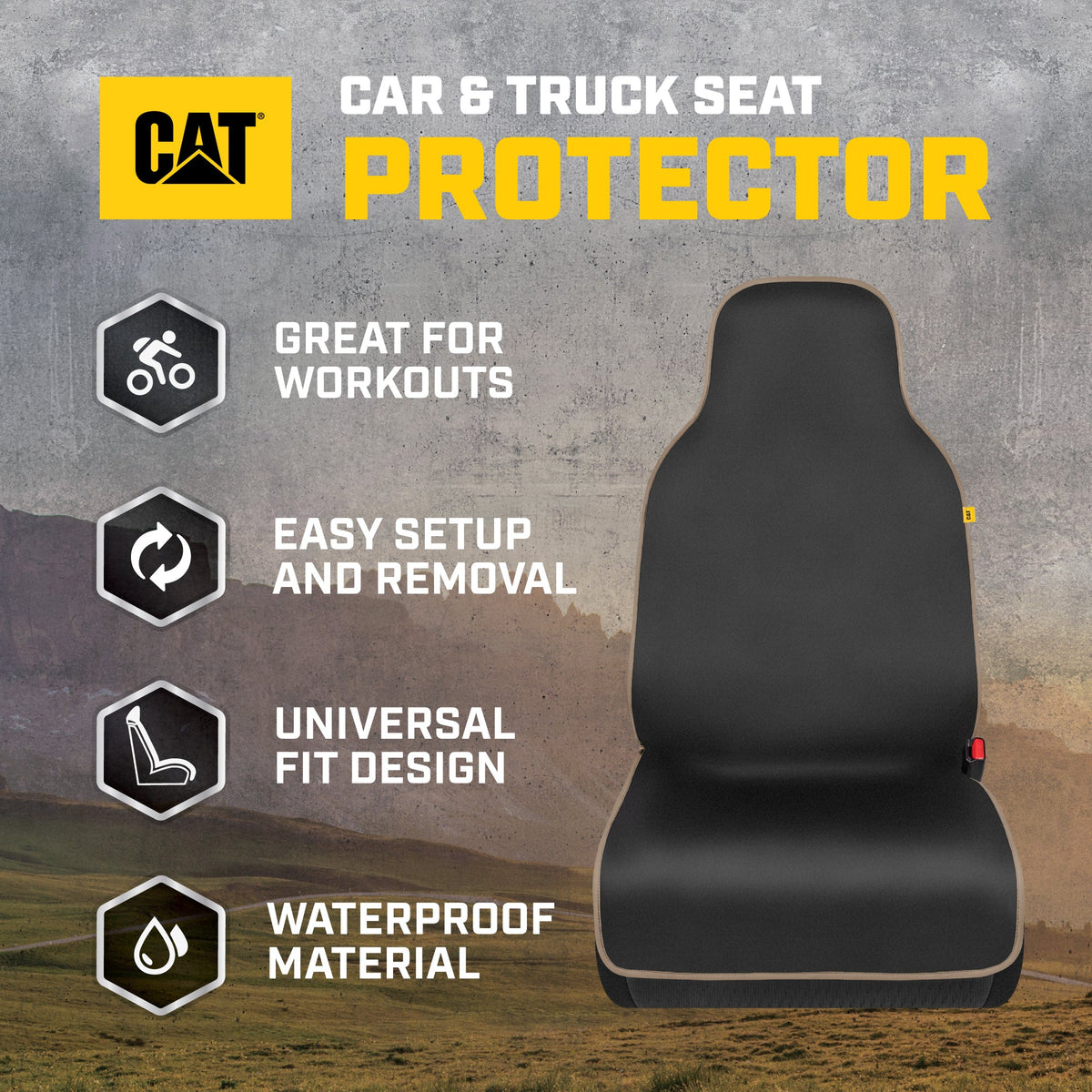 CAT Wasser-Proof Easy Slip-On Neopren Vordersitz Abdeckung
