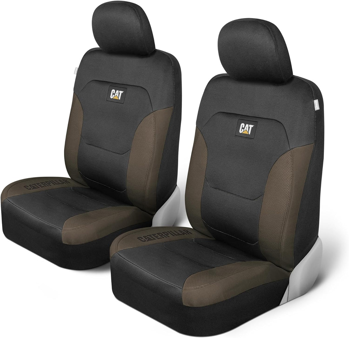 Cat® FlexfitTM Autositzabdeckungen für Pkw-LKW und SUVs (Set von 2) - Autositzabdeckungen für Vordersitze, LKW-Sitzprotektoren, Auto-Innenraumabdeckungen