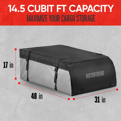MotorTrend Dach Cargo Carrier Bag - Heavy Duty, Wasser-Proof (48' x 31' x 17')
