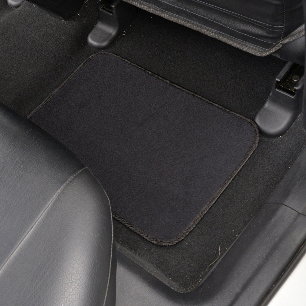 MotorTrend 4-Piece Premium Inter-Lock Backing Teppich Vorderbodenmatten und Hinterbodenmatten