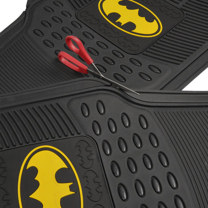 BDK Armored Super Hero Car Floor Matts - Offiziell lizenzierte DC Comics - All Weather Heavy Duty Auto Interieur Liners für Auto Truck Van SUV (Mehrere Stile)