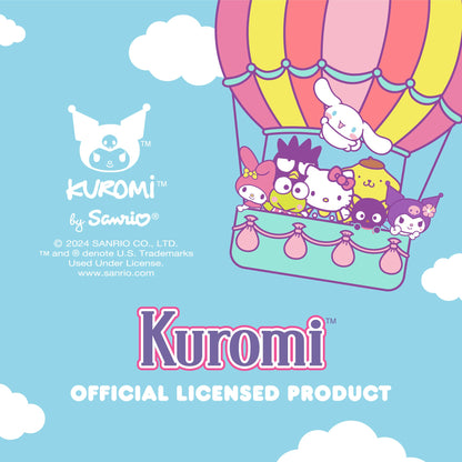 Carbella Sanrio Kuromi Neon Party Front Windschutzscheibe Sonnenschirm (58' x 28')