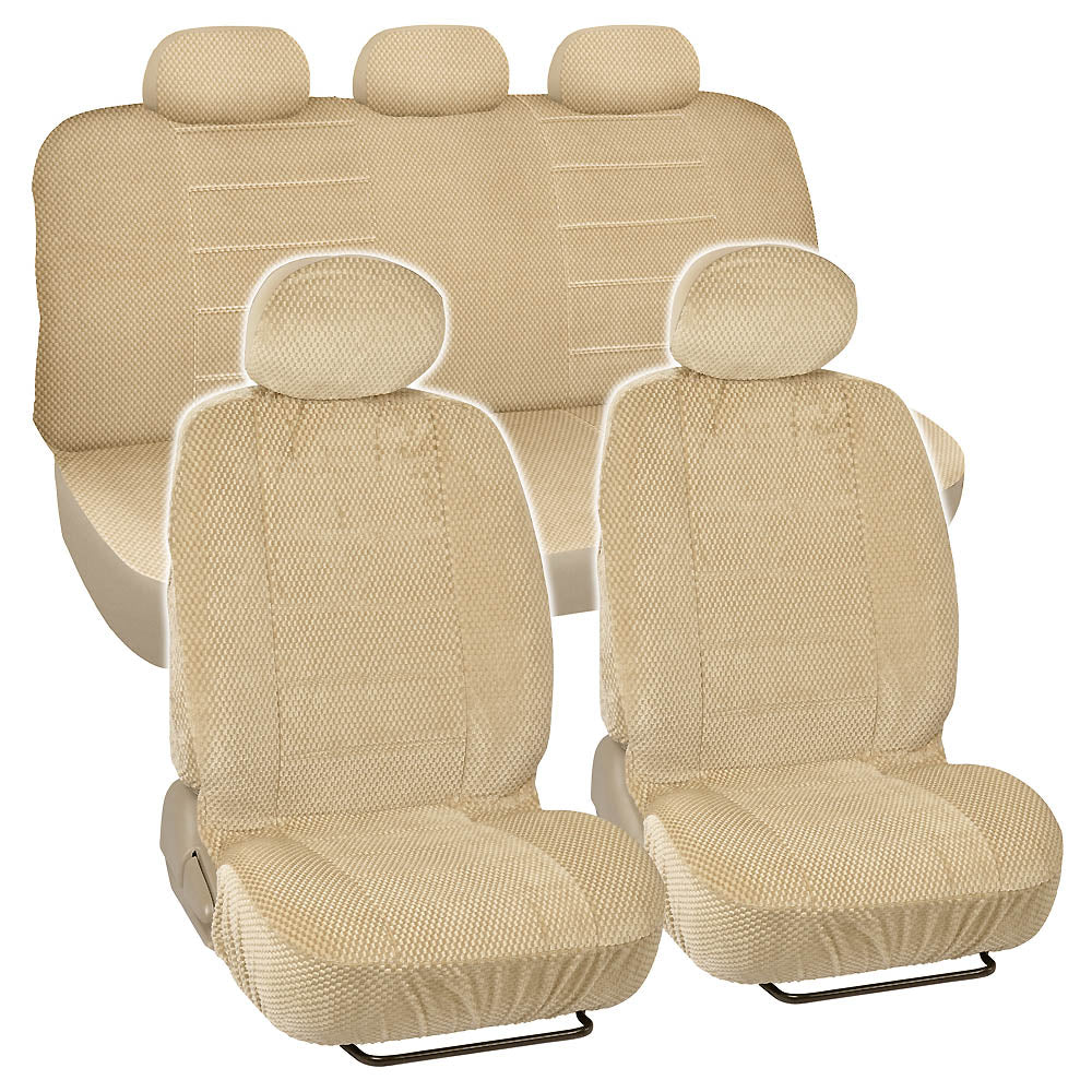 BDK CozySeats Fine Scottsdale Stoff Vordersitz- und Rücksitzabdeckungen