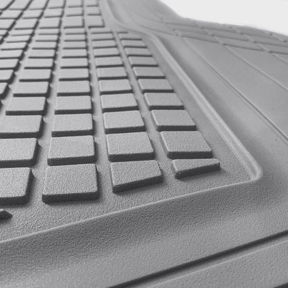 MotorTrend FlexTough Square Groove Trunk / Cargo Liner Mat - Heavy Duty, All Weather, Trim to Fit (54' x 37')
