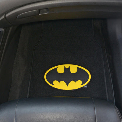 Warner Bros DC Comics 4-Piece Batman Logo Vorderbodenmatten und Hinterbodenmatten