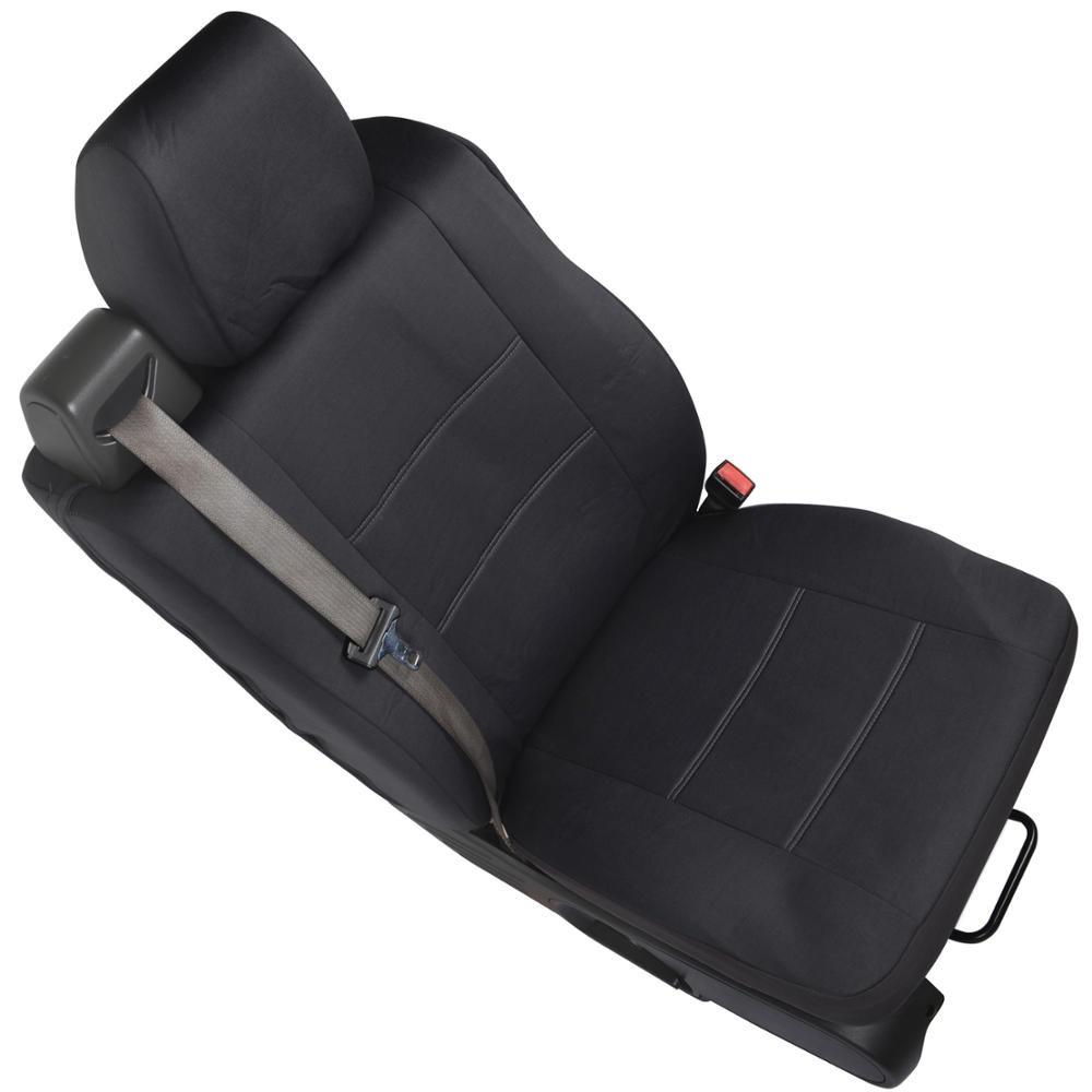 BDK 2-Pack PolyCustom EasyWrap Vordersitz Abdeckungen für Ford F-150 Regular & Extended Cab (2004 - 2008)
