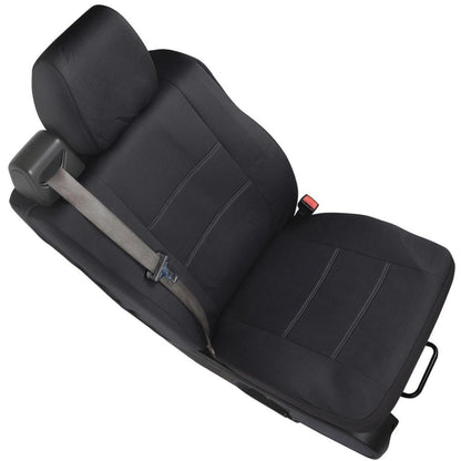 BDK 2-Pack PolyCustom EasyWrap Vordersitz Abdeckungen für Ford F-150 Regular & Extended Cab (2004 - 2008)