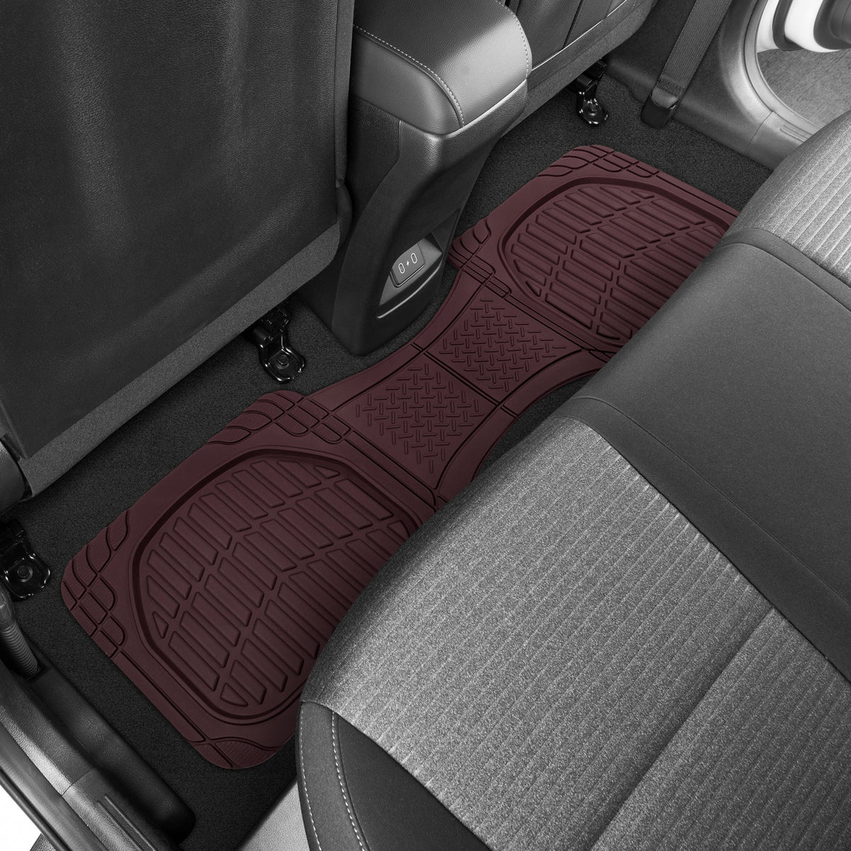 MotorTrend 3-Piece FlexTough Deep Dish Vorderbodenmatten und Hinterbodenmatte - Heavy Duty, All Weather, Trimmen Sie, um zu passen