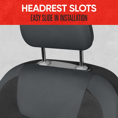 MotorTrend 2-Pack Neopren Zwei-Tone-Vordersitzabdeckungen