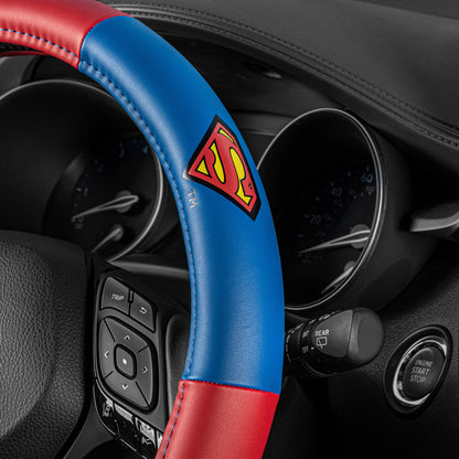 Warner Bros DC Comics Superman Logo Lenkrad Cover (Fits 14.5' - 15.5')