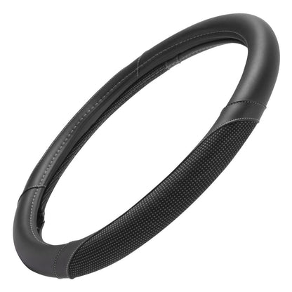 MotorTrend gepunktete Polyester Comfort Grip Lenkradabdeckung (Fits 14.5' - 15.5')