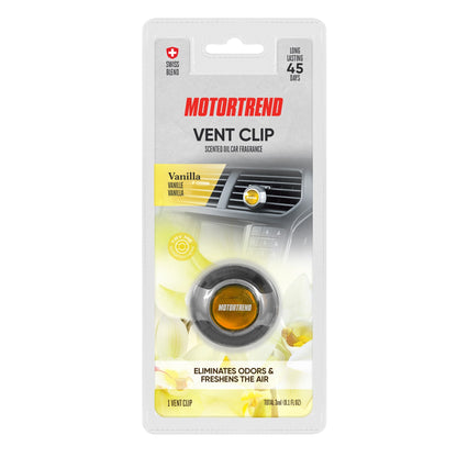 Motor Trend AF-301 (2 Count) Car Air Freshener Vent Clip für Car Truck Van SUV, Home & Küche, langanhaltender Geruchsbeseitiger, Duftölduft-Diffusor - Duft Black Diamond, 2 Count