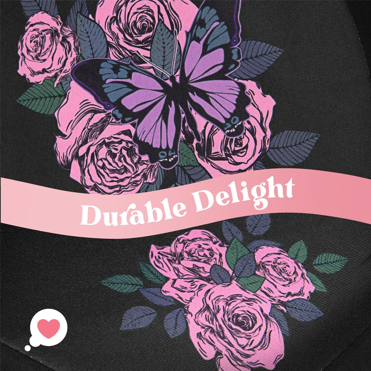 Pink Butterfly & Flowers Autositz Abdeckungen, niedliches Auto Zubehör für Damen Vordersitz Abdeckungen für Auto passt die meisten Autos Trucks Vans SUV bestickt Design
