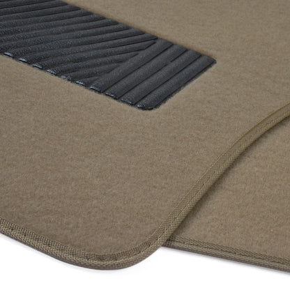 MotorTrend 4-Piece Premium Inter-Lock Backing Teppich Vorderbodenmatten und Hinterbodenmatten