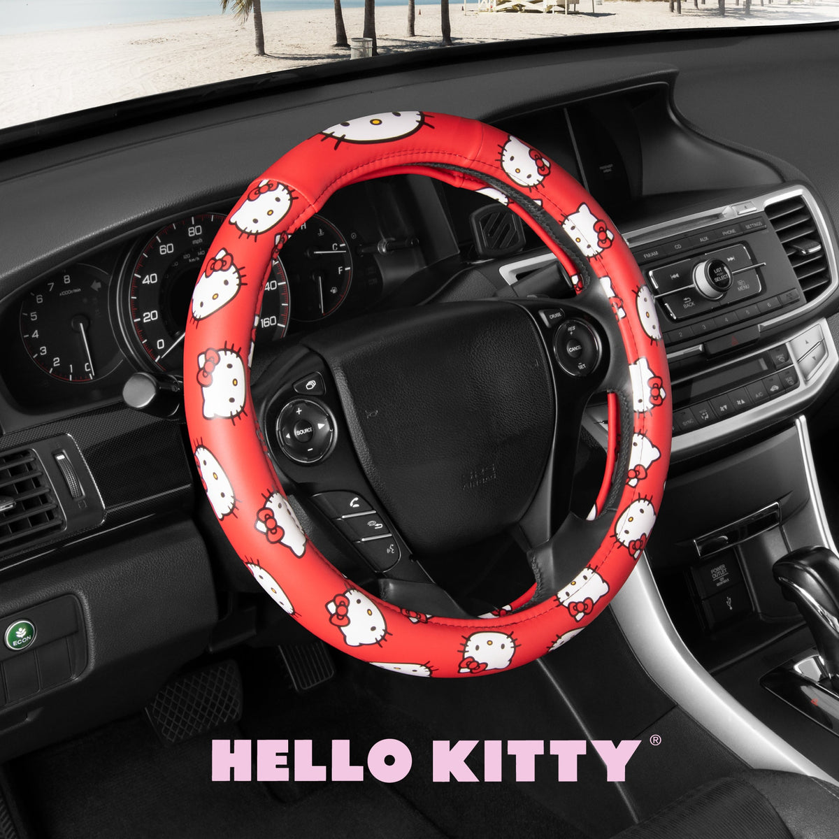 Carbella Sanrio Hello Kitty Original Lenkrad Abdeckung (Fits 14.5' - 15')