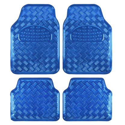 BDK 4-Piece Translucent Centered Cushioned Grip Pad Vorderbodenmatten und Hinterbodenmatten - Heavy Duty, All Weather