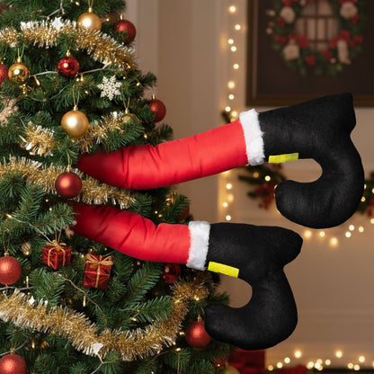 Carbella Trunk / Cargo Holiday Santa Legs Dekoration