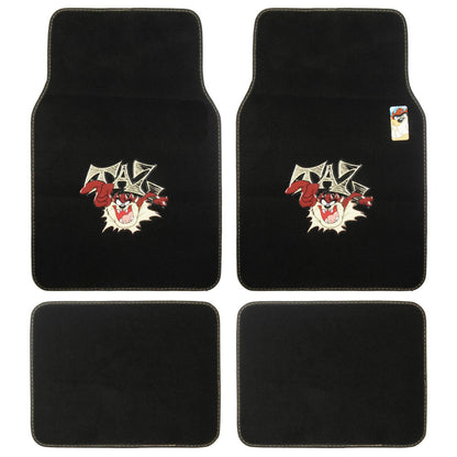 Warner Bros Looney Tunes 4-Stück Tazmanian Devil Front Floor Mats und Rear Floor Mats