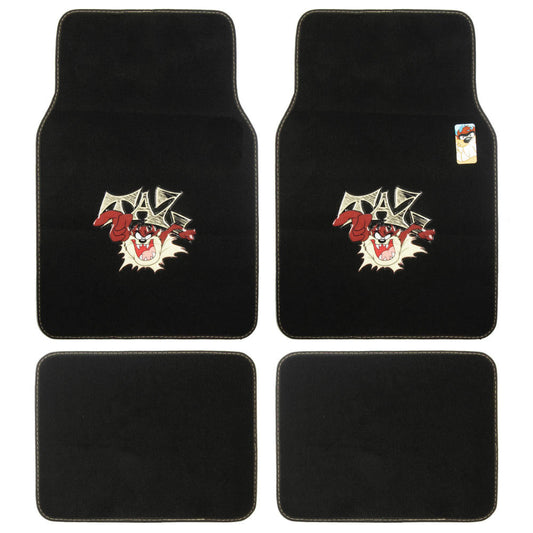 Warner Bros Looney Tunes 4-Stück Tazmanian Devil Front Floor Mats und Rear Floor Mats