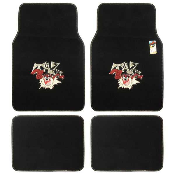 Warner Bros Looney Tunes 4-Stück Tazmanian Devil Front Floor Mats und Rear Floor Mats