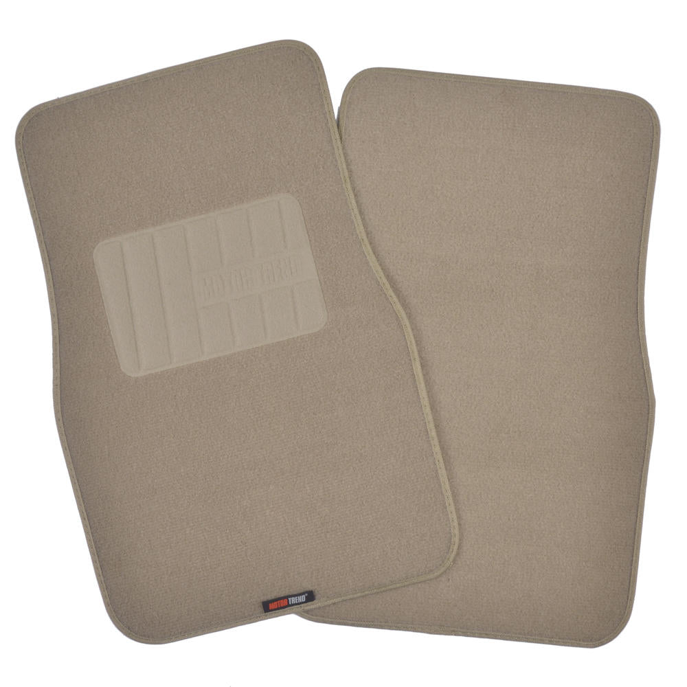 MotorTrend 4-Piece FatRug Premium Teppich Vorderbodenmatten und Hinterbodenmatten mit Fersenpolsterung
