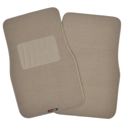 MotorTrend 4-Piece FatRug Premium Teppich Vorderbodenmatten und Hinterbodenmatten mit Fersenpolsterung