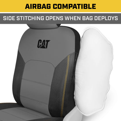 CAT 2-Pack FlexHybrid PU Ledermasche Atemaktive Vordersitzbezüge